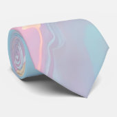 Cravate Collection Luxe Rose Pâle Menthe Or Moderne (Roulé)