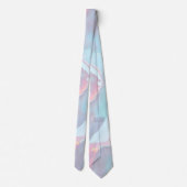 Cravate Collection Luxe Rose Pâle Menthe Or Moderne (Dos)