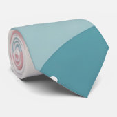 Cravate Collection Moderne Abstraite Rose Pâle Menthe (Roulé)