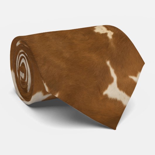 Cravate Collection moderne Vache Faux Cuir Élégante (Roulé)