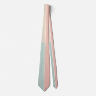 Cravate Collection Populaire Abstrait Rose Pâle Menthe