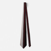 Cravate Collection Tendance Lignes Rouge Noir Abstraites (Devant)