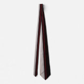 Cravate Collection Tendance Lignes Rouge Noir Abstraites (Dos)