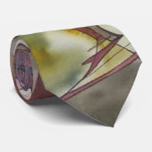 Cravate collective d'aquarelle de conscience (Roulé)