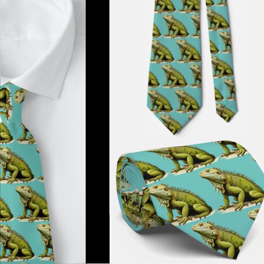 Cravate Collet Iguane Papa