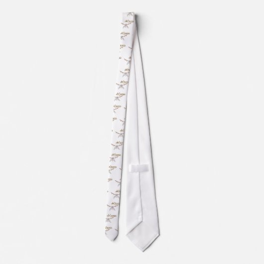 Cravate Collier en plume (Dos)