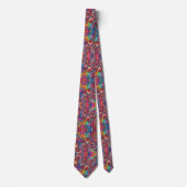 Cravate Collier Fleur de Pouvoir Hippy (Devant)
