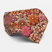 Cravate Collier Fleur de Pouvoir Hippy (Roulé)