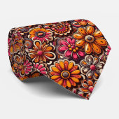 Cravate Collier Fleur de Pouvoir Hippy (Roulé)