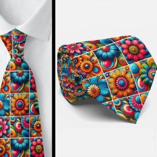 Cravate Collier Fleur de Pouvoir Hippy
