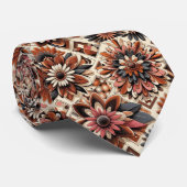 Cravate Collier Fleur de Pouvoir Hippy (Roulé)