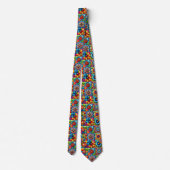 Cravate Collier Fleur de Pouvoir Hippy (Dos)