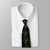 Cravate Collier Mardi Gras Grunge (Attaché)