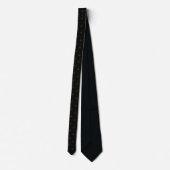 Cravate Collier noir mystique Luxe Œil Céleste en Or (Dos)