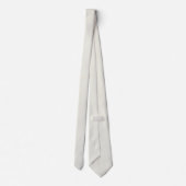 Cravate Colombe Blanche Uni (Dos)