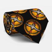 Cravate Colombe en verre souillé (Roulé)