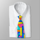 Cravate Color Block Disorder (Attaché)