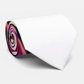 Cravate Color Splash Swirl – Vibrant Abstract Drip Art (Roulé)