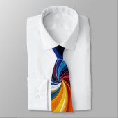 Cravate Color Swirls Men's Necktie (Attaché)