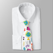 Cravate Colorant Motif enseignant (Attaché)