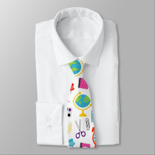 Cravate Colorant Motif enseignant