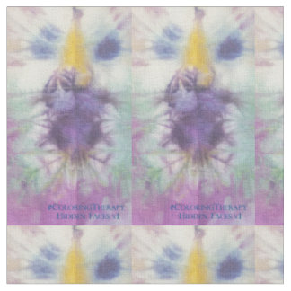 Cravate colorant Visages cachés no 1 tissu