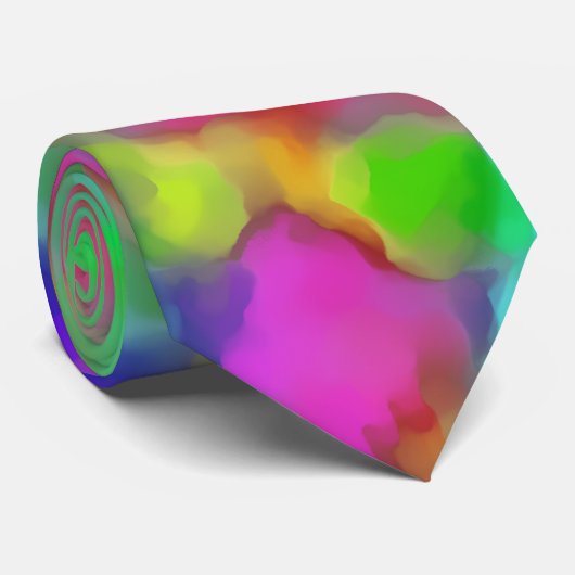 Cravate Coloré (Roulé)