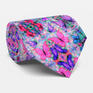 Cravate Coloré Cols Papillon
