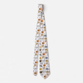 Cravate Coloré Cute Funny Chats & Motif Paw (Dos)