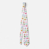 Cravate coloré de dinosaures (Dos)