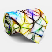 Cravate COLORÉ de FRACTALES (Roulé)