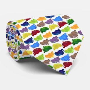 Cravate Coloré juste le bon pied Motif