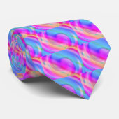 Cravate Coloré Pastel Solar Twirl Twist Motif (Roulé)