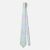 Cravate Coloré Quirky Super Eclectique Pastel Mandala (Devant)