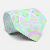 Cravate Coloré Quirky Super Eclectique Pastel Mandala (Roulé)