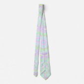 Cravate Coloré Quirky Super Eclectique Pastel Mandala (Dos)