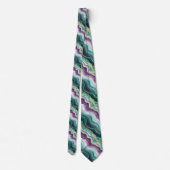 Cravate Colore Tie Art Aquarelle Encre (Dos)