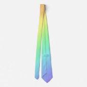 Cravate colorée à dégradé arc-en-ciel (Dos)