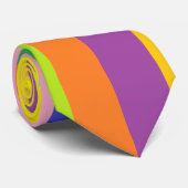 Cravate colorée (bandes) (Roulé)