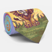 Cravate colorée de lion (Roulé)