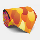 Cravate colorée "éclair Gordon " de motif (Roulé)