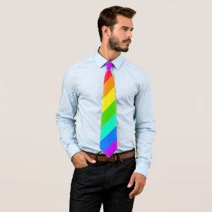 Cravate colorée lumineuse de fierté de LGBT