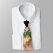 Cravate colorée Nebula et étoiles (Attaché)