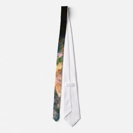 Cravate colorée Nebula et étoiles (Dos)