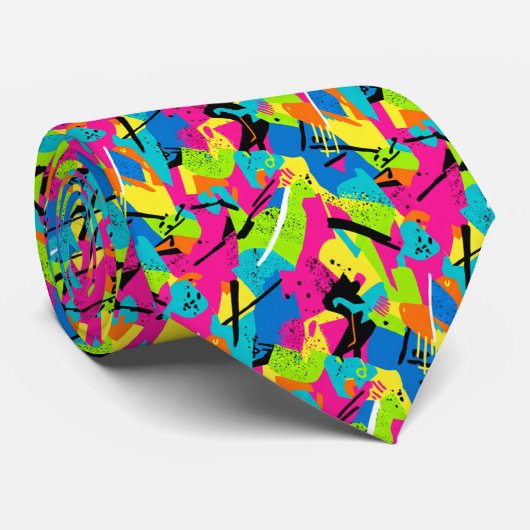 Cravate Colorful abstract  (Roulé)