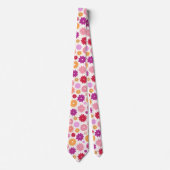 Cravate Colorful Blooms Pattern (Devant)