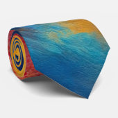 Cravate Colorful Clouds in Motion (Roulé)