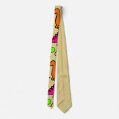 Cravate Colorful Dinosaurs Neck Tie (Dos)