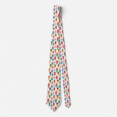 Cravate Colorful Dripping Popsicle Pattern (Devant)