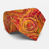 Cravate Colorful Fall Foliage Abstrait (Roulé)